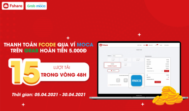 Săn sale tháng 5 cùng Fshare: Hoàn tiền ngay 5.000 đồng vào ví Moca